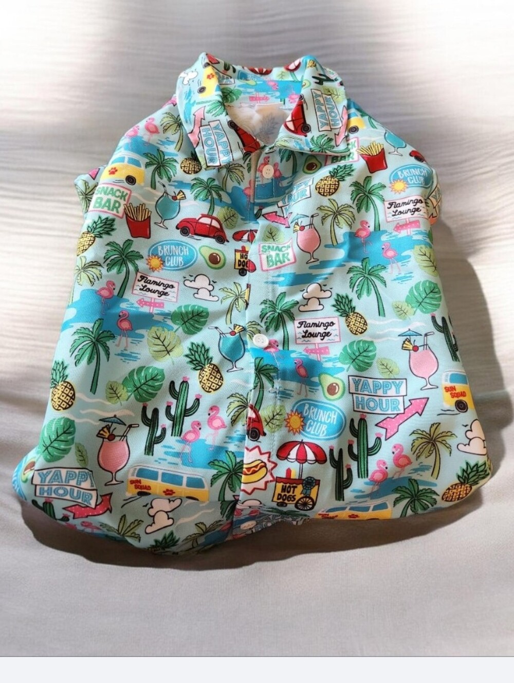 Tropical Print Dog Shirt  ■ Final Price